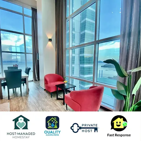 Strait Garden Family Suites By Maj Jelutong Exterior photo